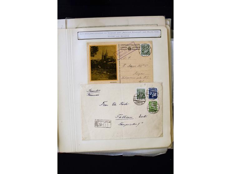 1934/37, very interesting unused and used collection ex Mi.-No. 232-261, containing multiples, plate flaws, perforation and w