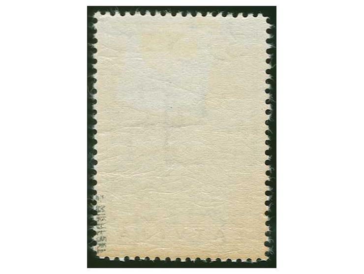 1937, Independence Monuments 35 s. dark blue with upper sheet margin, inverted watermark, unused, scarce, fine, signed Mikuls