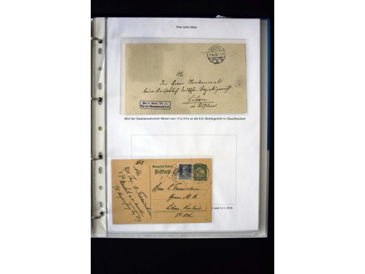 Corps of volunteers: 1918/19, very interesting collection of more than 30 cards and covers including "Baltische Landeswehr" a