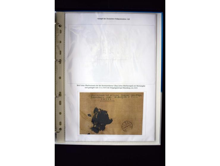Corps of volunteers: 1918/19, very interesting collection of more than 30 cards and covers including "Baltische Landeswehr" a