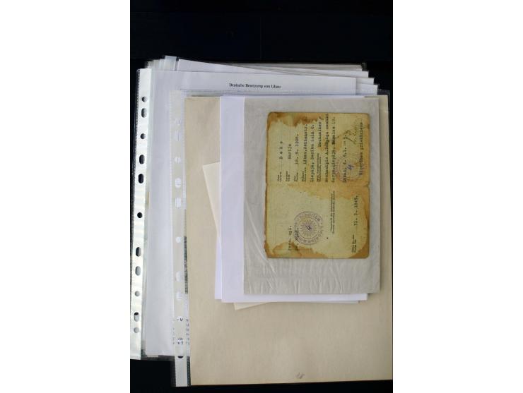 GERMAN POST OFFICES IN LEIPAJA 1st. WORLD WAR: 1914/17, interesting collection with more than 60 cards and covers, mostly nav