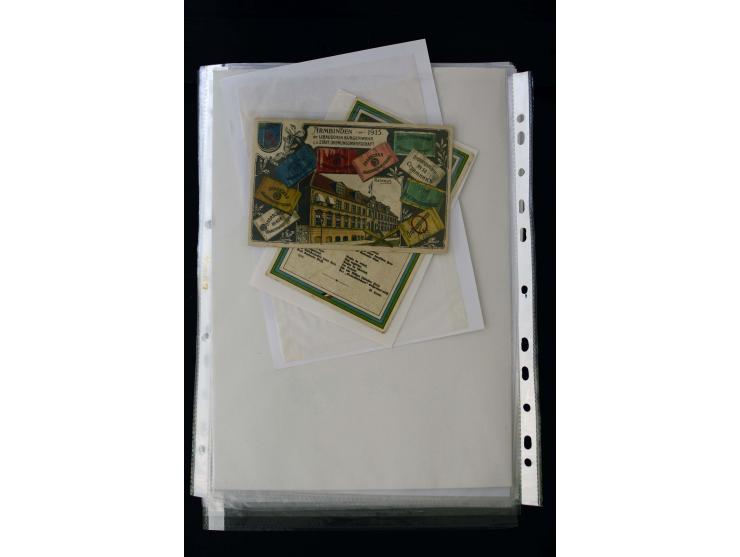 GERMAN POST OFFICES IN LEIPAJA 1st. WORLD WAR: 1914/17, interesting collection with more than 60 cards and covers, mostly nav