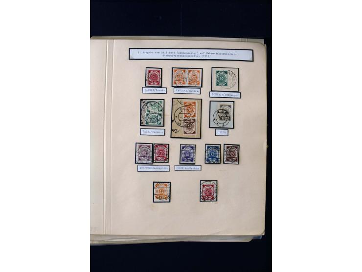 PROVISIONAL CANCELLATIONS: AIZPUTE-ZILUPE, very interesting collection with 50 cards and covers, mostly Riga, but also "Bausk