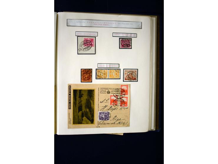 RAILWAY: Interesting collection with 24 cards and covers and many loose stamps or pieces, mostly very nice strikes