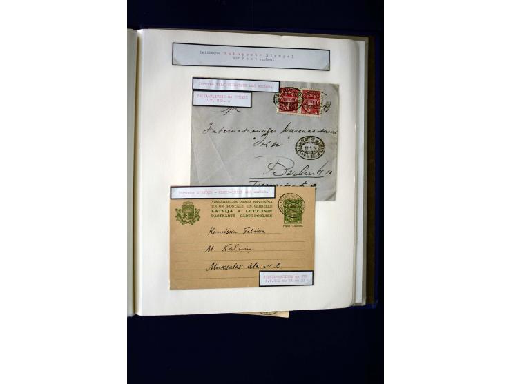 RAILWAY: Interesting collection with 24 cards and covers and many loose stamps or pieces, mostly very nice strikes