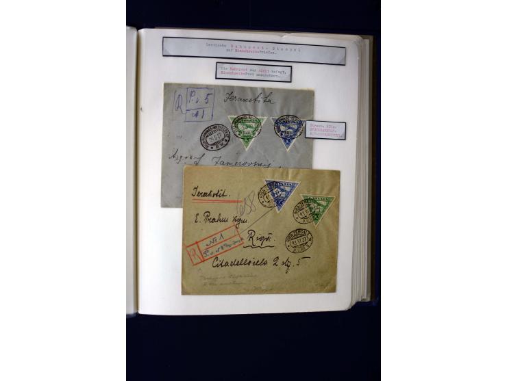 RAILWAY: Interesting collection with 24 cards and covers and many loose stamps or pieces, mostly very nice strikes