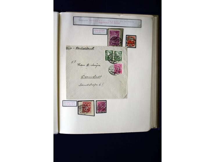 RAILWAY: Interesting collection with 24 cards and covers and many loose stamps or pieces, mostly very nice strikes