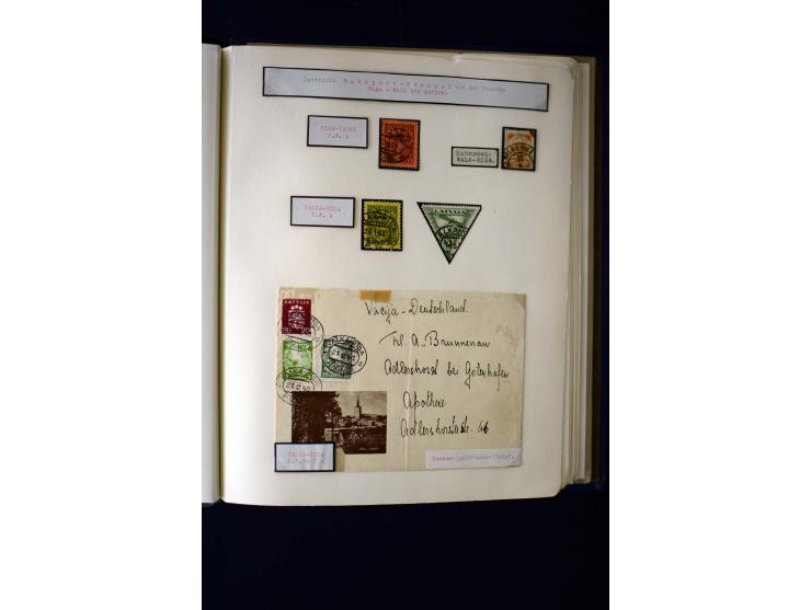 RAILWAY: Interesting collection with 24 cards and covers and many loose stamps or pieces, mostly very nice strikes
