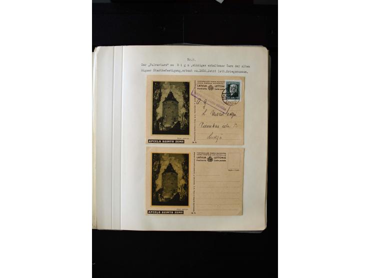  TOURIST PICTURE POSTCARDS: More than 150 cards in yellow, green and grey, many used, mostly fine
