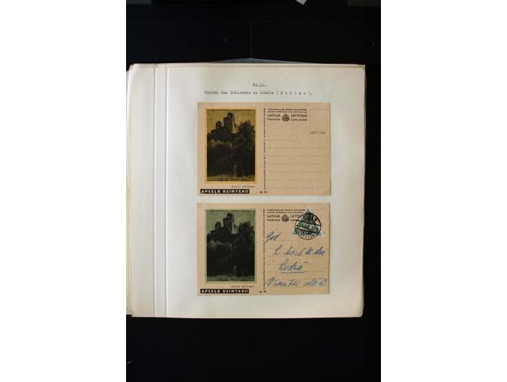  TOURIST PICTURE POSTCARDS: More than 150 cards in yellow, green and grey, many used, mostly fine