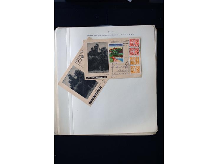  TOURIST PICTURE POSTCARDS: More than 150 cards in yellow, green and grey, many used, mostly fine