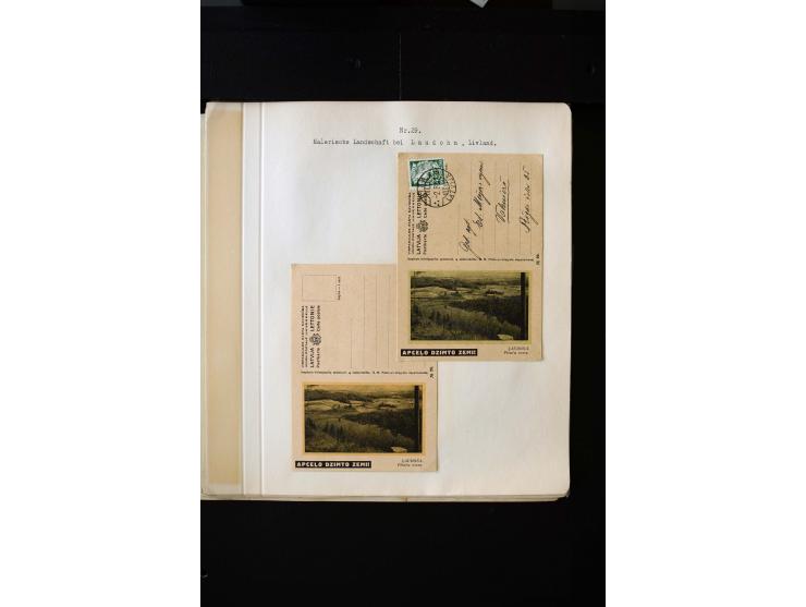  TOURIST PICTURE POSTCARDS: More than 150 cards in yellow, green and grey, many used, mostly fine