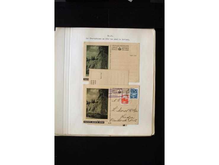  TOURIST PICTURE POSTCARDS: More than 150 cards in yellow, green and grey, many used, mostly fine
