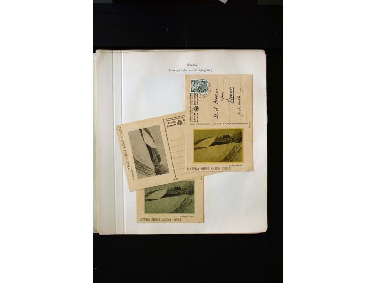  TOURIST PICTURE POSTCARDS: More than 150 cards in yellow, green and grey, many used, mostly fine