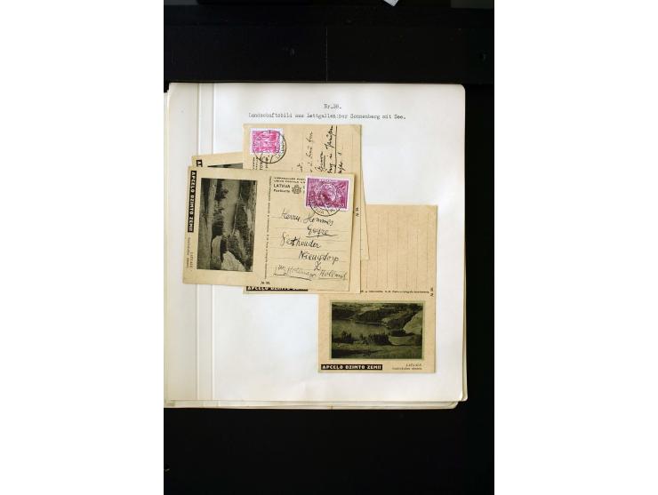  TOURIST PICTURE POSTCARDS: More than 150 cards in yellow, green and grey, many used, mostly fine