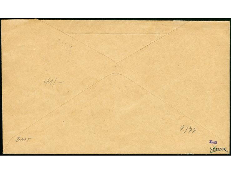 NIEDERLANDE: 1932, D.Europa 22.9., Brief von "AMSTERDAM-CENTR.STATION 17.IX." in die USA, Pracht, sign. H.E.Sieger