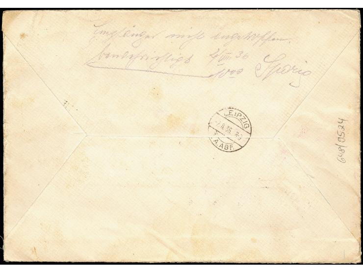 1936, Berlin, Sondermarken Zusammendruck 12+3 Pfg. im Paar und 6+4 Pfg. im Paar sowie Sondermarken 40 Pfg. und 4 Pfg. je mit 