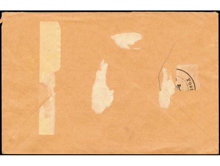 1936, Berlin, R--Nachnahme-Vordruckbrief des Olympia-Postbüro von "BERLIN-CHARLOTTENBURG 2 11.8.36" mit Sonder-R-Zettel "Berl