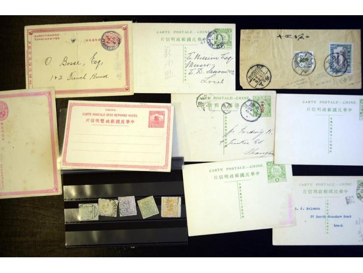 1878/1960(ca.), interessante ungebrauchte und gestempelte Partie, dabei Mi.-Nr. 1-2 und 3(3) gestempelt, außerdem einige Ganz