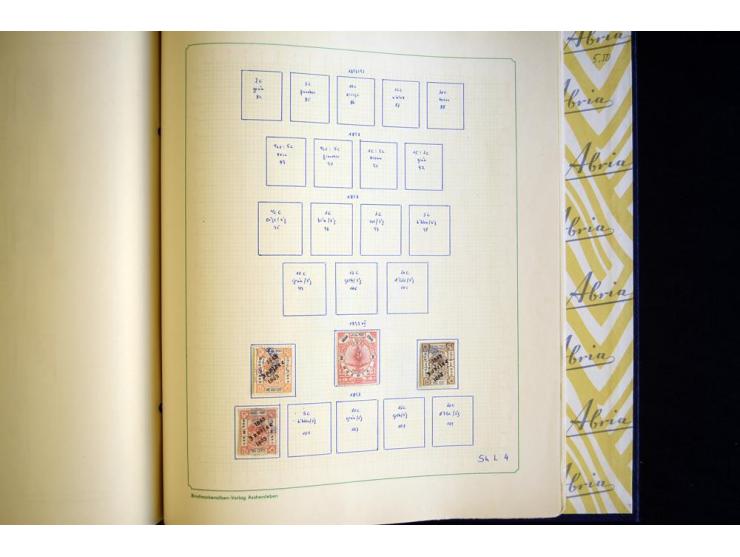1878/1977, ungebrauchte und gestempelte Sammlung mit etlichen guten Ausgaben, u.a. Mi.-Nr.1-3, 4-6, dazu Lokal/-und Besetzung