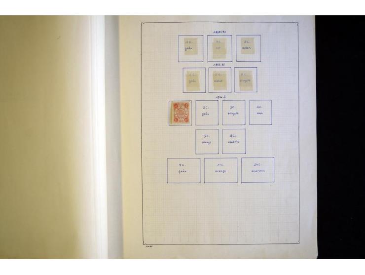 1878/1977, ungebrauchte und gestempelte Sammlung mit etlichen guten Ausgaben, u.a. Mi.-Nr.1-3, 4-6, dazu Lokal/-und Besetzung