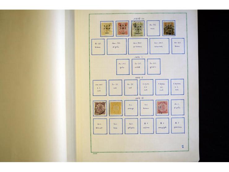 1878/1977, ungebrauchte und gestempelte Sammlung mit etlichen guten Ausgaben, u.a. Mi.-Nr.1-3, 4-6, dazu Lokal/-und Besetzung