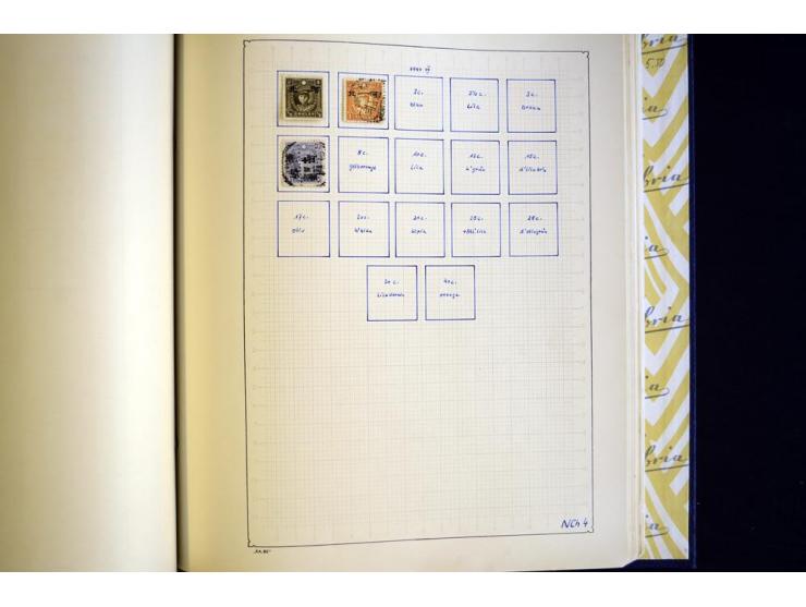 1878/1977, ungebrauchte und gestempelte Sammlung mit etlichen guten Ausgaben, u.a. Mi.-Nr.1-3, 4-6, dazu Lokal/-und Besetzung