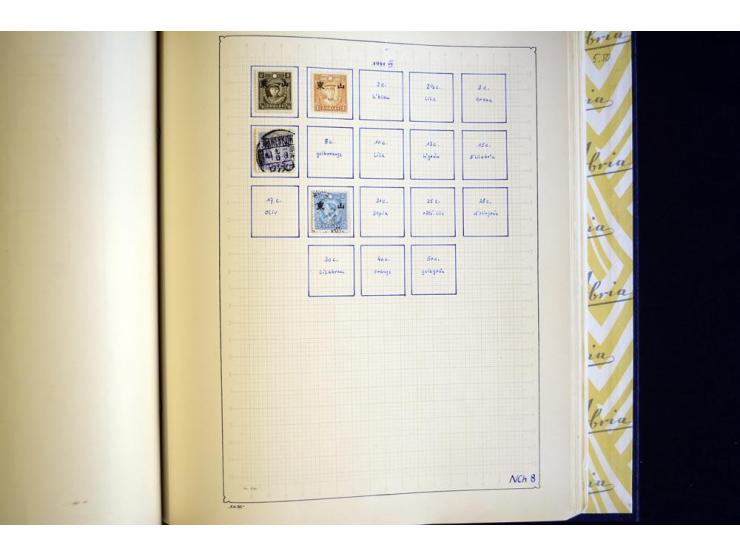 1878/1977, ungebrauchte und gestempelte Sammlung mit etlichen guten Ausgaben, u.a. Mi.-Nr.1-3, 4-6, dazu Lokal/-und Besetzung