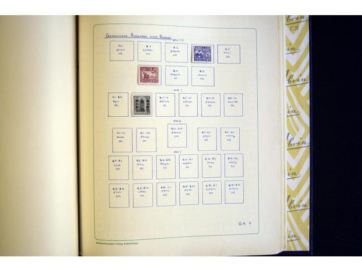 1878/1977, ungebrauchte und gestempelte Sammlung mit etlichen guten Ausgaben, u.a. Mi.-Nr.1-3, 4-6, dazu Lokal/-und Besetzung