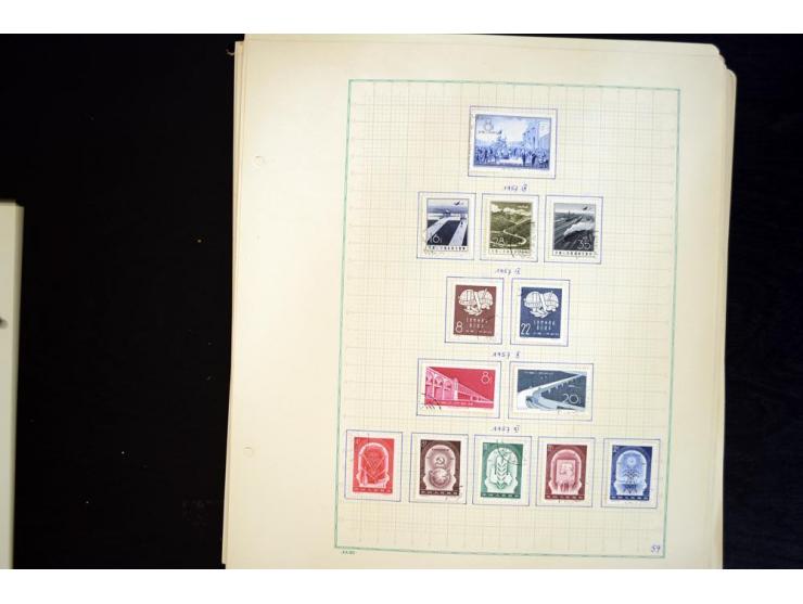 1949/1990, ungebrauchte und gestempelte Sammlung mit vielen guten Werten und Blockausgaben, dabei Bl.6-7 und 9 postfrisch sow