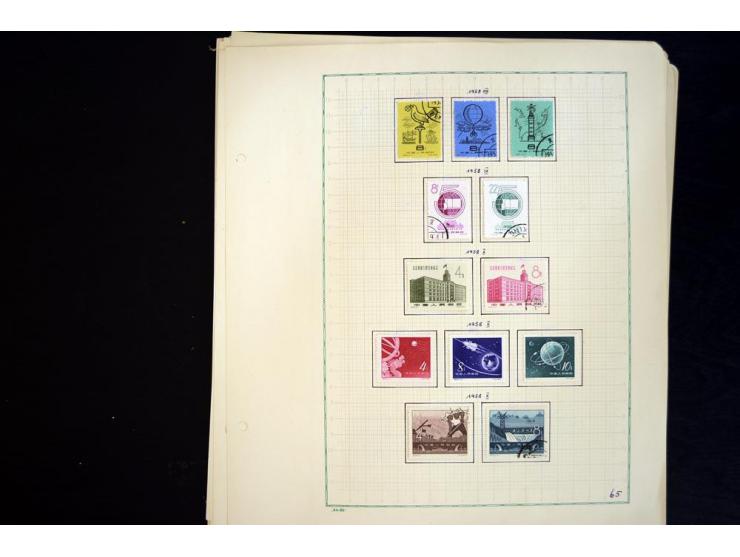 1949/1990, ungebrauchte und gestempelte Sammlung mit vielen guten Werten und Blockausgaben, dabei Bl.6-7 und 9 postfrisch sow