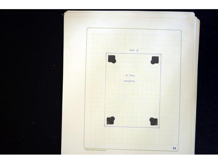 1949/1990, ungebrauchte und gestempelte Sammlung mit vielen guten Werten und Blockausgaben, dabei Bl.6-7 und 9 postfrisch sow
