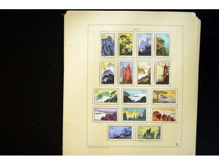 1949/1990, ungebrauchte und gestempelte Sammlung mit vielen guten Werten und Blockausgaben, dabei Bl.6-7 und 9 postfrisch sow