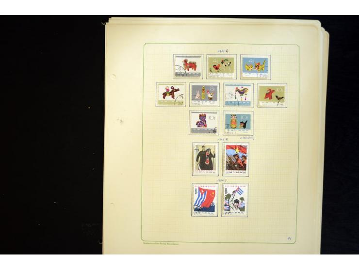 1949/1990, ungebrauchte und gestempelte Sammlung mit vielen guten Werten und Blockausgaben, dabei Bl.6-7 und 9 postfrisch sow