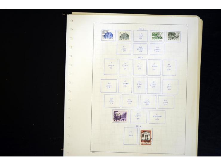 1949/1990, ungebrauchte und gestempelte Sammlung mit vielen guten Werten und Blockausgaben, dabei Bl.6-7 und 9 postfrisch sow