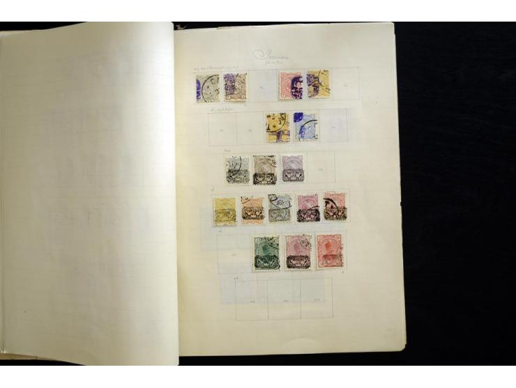 1875/1939, ungebrauchte und gestempelte reichhaltige Sammlung, dabei Löwenausgabe bis 5 Kr. mit Originalen und Fälschungen, i