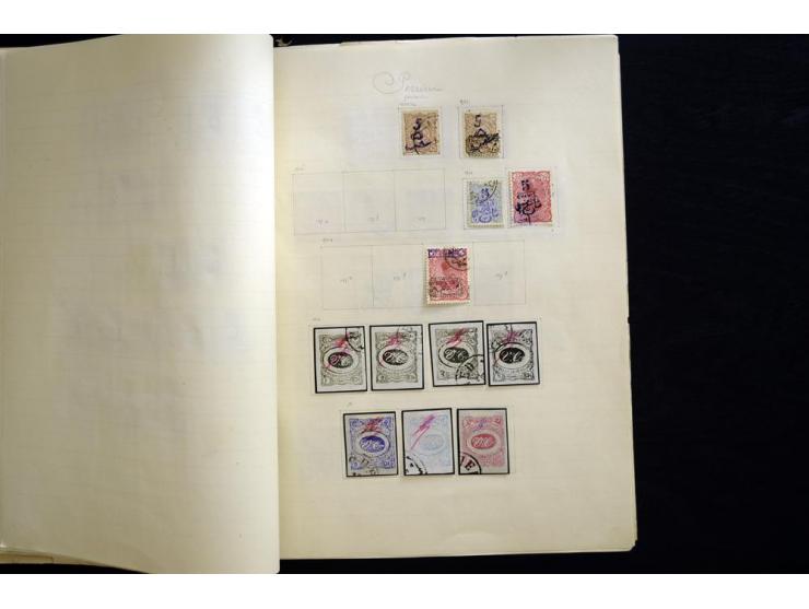 1875/1939, ungebrauchte und gestempelte reichhaltige Sammlung, dabei Löwenausgabe bis 5 Kr. mit Originalen und Fälschungen, i