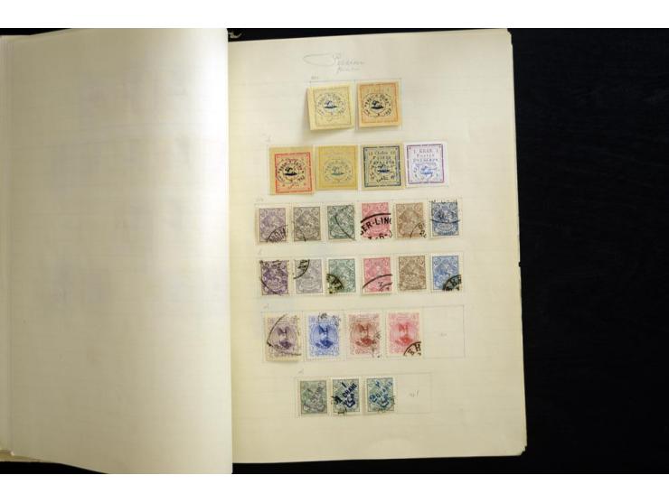 1875/1939, ungebrauchte und gestempelte reichhaltige Sammlung, dabei Löwenausgabe bis 5 Kr. mit Originalen und Fälschungen, i