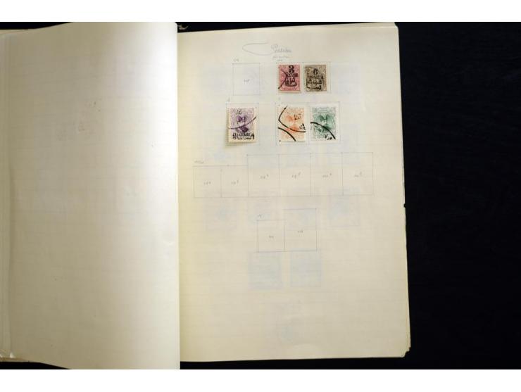 1875/1939, ungebrauchte und gestempelte reichhaltige Sammlung, dabei Löwenausgabe bis 5 Kr. mit Originalen und Fälschungen, i