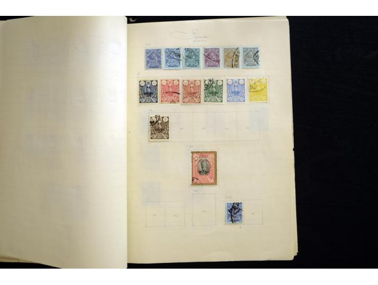 1875/1939, ungebrauchte und gestempelte reichhaltige Sammlung, dabei Löwenausgabe bis 5 Kr. mit Originalen und Fälschungen, i