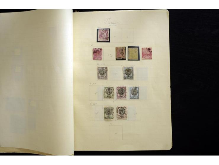 1875/1939, ungebrauchte und gestempelte reichhaltige Sammlung, dabei Löwenausgabe bis 5 Kr. mit Originalen und Fälschungen, i