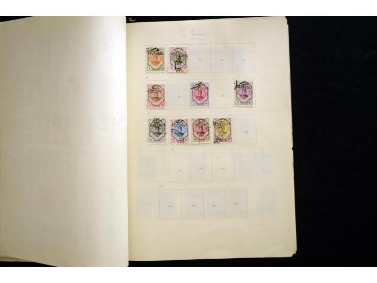 1875/1939, ungebrauchte und gestempelte reichhaltige Sammlung, dabei Löwenausgabe bis 5 Kr. mit Originalen und Fälschungen, i