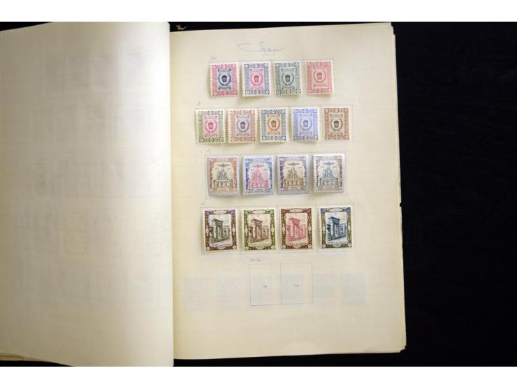 1875/1939, ungebrauchte und gestempelte reichhaltige Sammlung, dabei Löwenausgabe bis 5 Kr. mit Originalen und Fälschungen, i