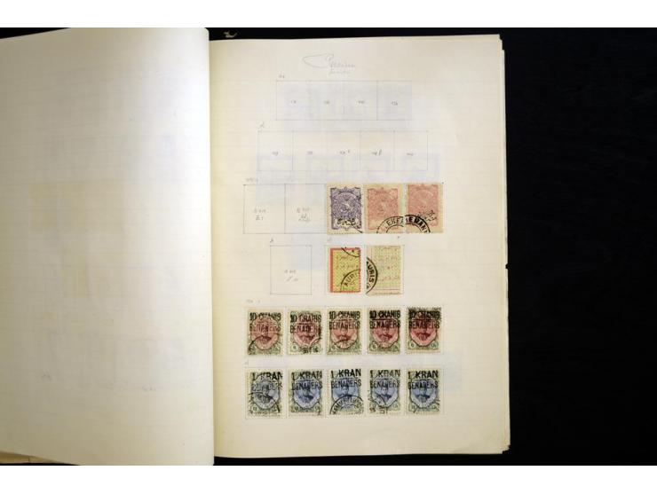 1875/1939, ungebrauchte und gestempelte reichhaltige Sammlung, dabei Löwenausgabe bis 5 Kr. mit Originalen und Fälschungen, i
