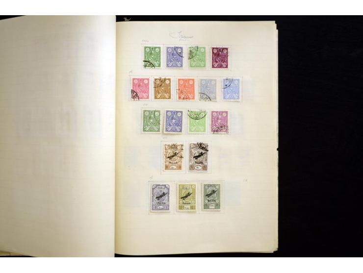 1875/1939, ungebrauchte und gestempelte reichhaltige Sammlung, dabei Löwenausgabe bis 5 Kr. mit Originalen und Fälschungen, i
