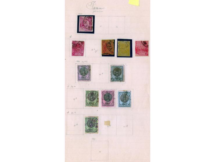 1875/1939, ungebrauchte und gestempelte reichhaltige Sammlung, dabei Löwenausgabe bis 5 Kr. mit Originalen und Fälschungen, i