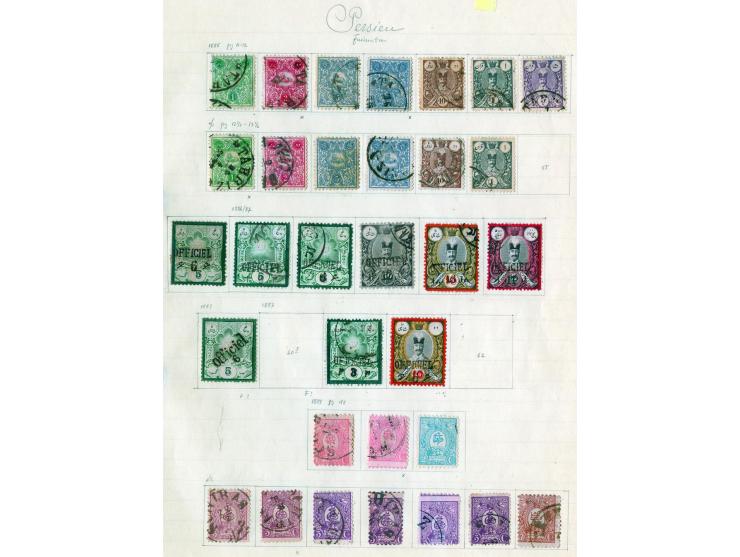 1875/1939, ungebrauchte und gestempelte reichhaltige Sammlung, dabei Löwenausgabe bis 5 Kr. mit Originalen und Fälschungen, i