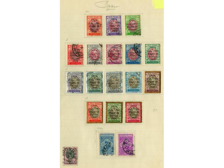1875/1939, ungebrauchte und gestempelte reichhaltige Sammlung, dabei Löwenausgabe bis 5 Kr. mit Originalen und Fälschungen, i