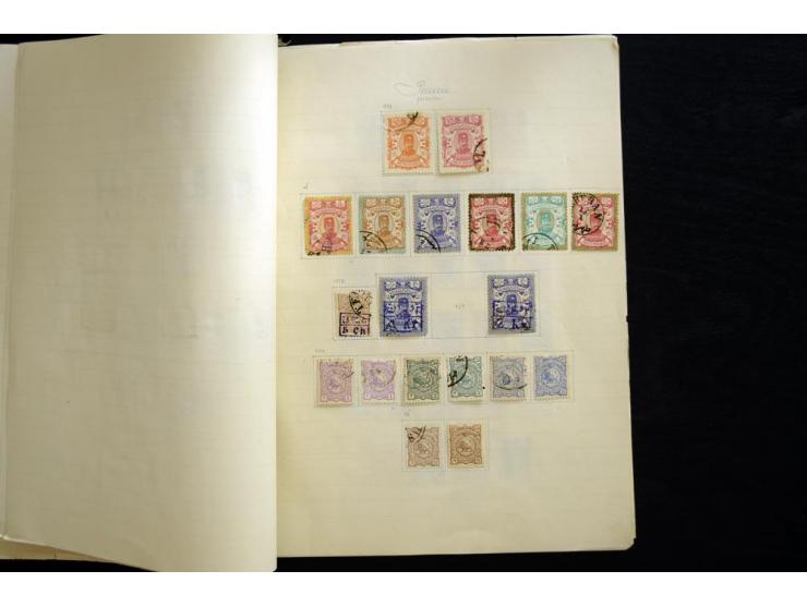 1875/1939, ungebrauchte und gestempelte reichhaltige Sammlung, dabei Löwenausgabe bis 5 Kr. mit Originalen und Fälschungen, i