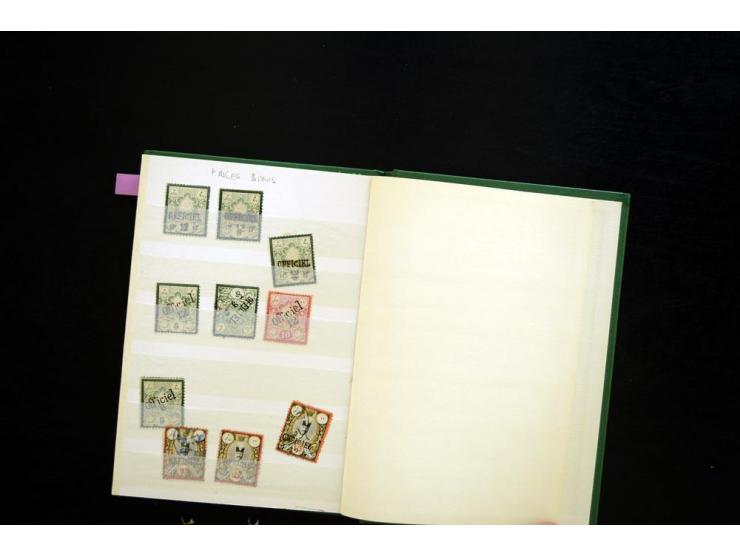 1880/1960 (ca.), Partie im Karton, dabei Aufständischenmarken. etc.